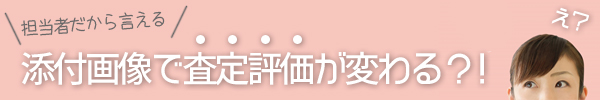 添付画像 査定評価