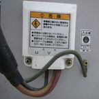 電源ケーブル接続部 電源ケーブル接続部