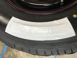 ホワイトマーカー テープ保護