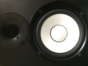 音響機材 スピーカーユニットの破損