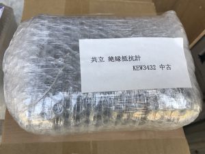 絶縁抵抗計 プチプチ梱包