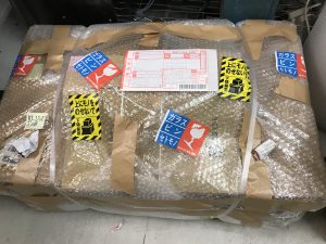 ドローン 厳重梱包