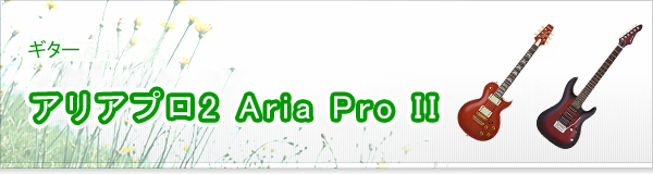 アリアプロ2 Aria Pro II買取