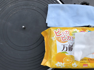 ターンテーブル 万能クリーニングシート 専用クロス