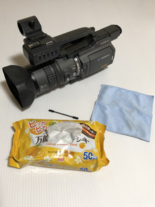 業務用ビデオカメラ 万能クリーニングシート 専用クロス 綿棒 汚れ とる