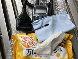 無線機を売る前の掃除の注意