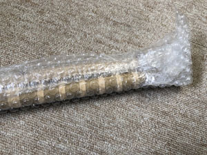 篠笛 梱包 端 何重にも梱包