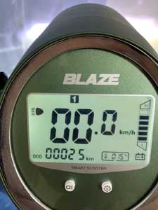 BLAZE ブレイズ 電動バイク バッテリー消耗
