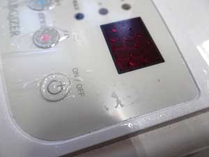 YOSA 家庭用温水循環式サウナマットレス テルスガイザー 電源ボタン 表面フィルム 温度調整ボタン 使用感
