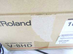 Roland ローランド ビデオスイッチャー 元箱 テープはがし跡