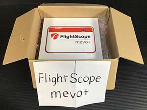 FlightScope Mevo＋ Plus フライトスコープ ミーボプラス 梱包
