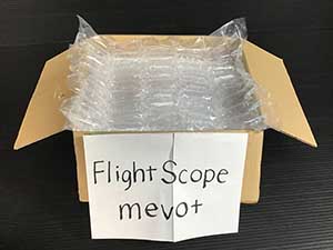 FlightScope Mevo＋ Plus フライトスコープ ミーボプラス 梱包