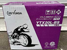GS YUASA バッテリー YTX20L-BS 新品