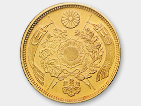 旧5円金貨 明治3年