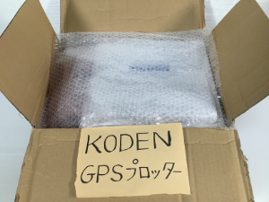 KODEN GPSプロッター 梱包