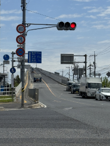 江島大橋 ベタ踏み坂