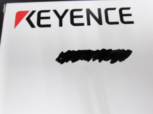 キーエンス KEYENCE 元箱 マジック 書き込み