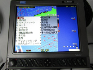 魚群探知機 大画面フルHDタッチパネル