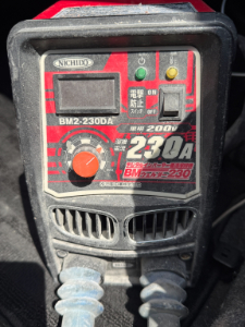 溶接機 使用感 電撃防止スイッチの接触 悪い