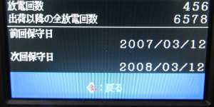 融着接続機 前回保守日 かなり昔