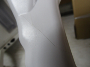 業務用脱毛機 ルミクス プローブ 亀裂