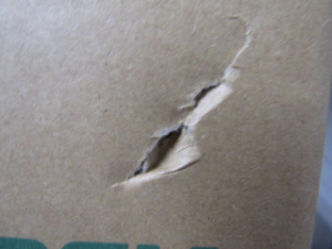 電気錠 元箱 破れ