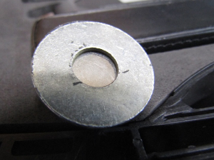 振動計 磁器ベース 傷