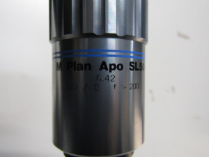 顕微鏡レンズ 印字 かすれ