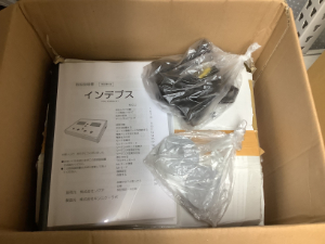 業務用EMSマシン 梱包