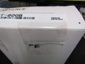 ハンディターミナル 元箱 テープ貼付け