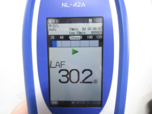 騒音計 動作確認