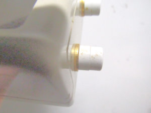 レヨメーターデジタル 白い端子部 汚れ 変色