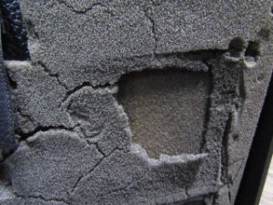 レヨメーターデジタル 専用キャリングケース内装スポンジ 劣化