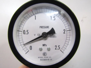 ポン菓子機 圧力計