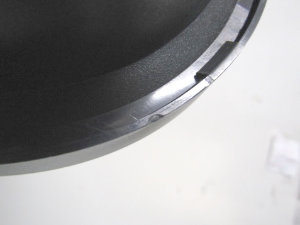 3Dスキャナー ターンテーブル 縁 欠け