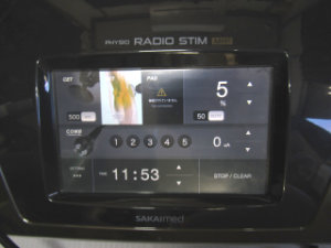 フィジオ ラジオスティム MH2 動作確認